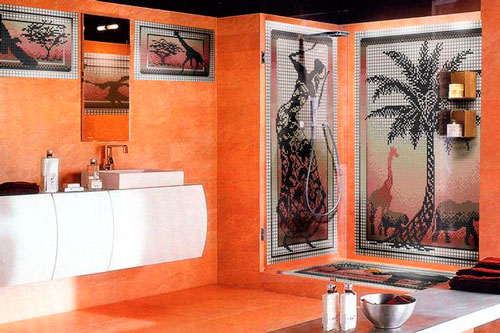 Ванная комната в стиле этно